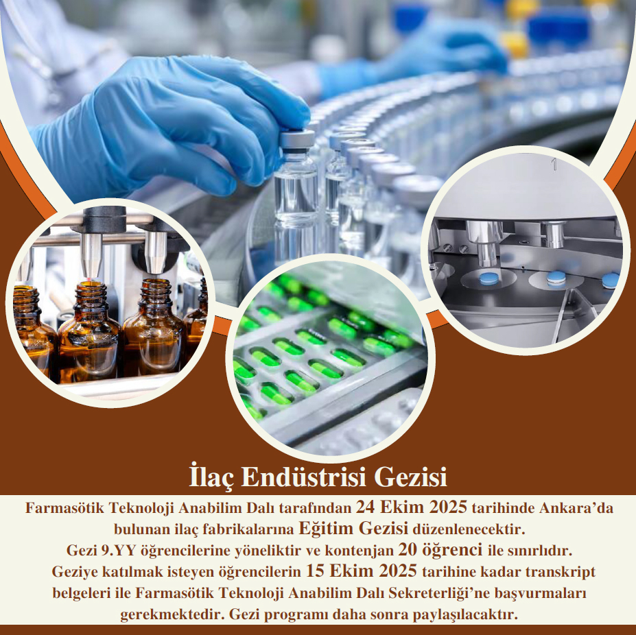 İlaç Endüstrisi Eğitim Gezisi-1