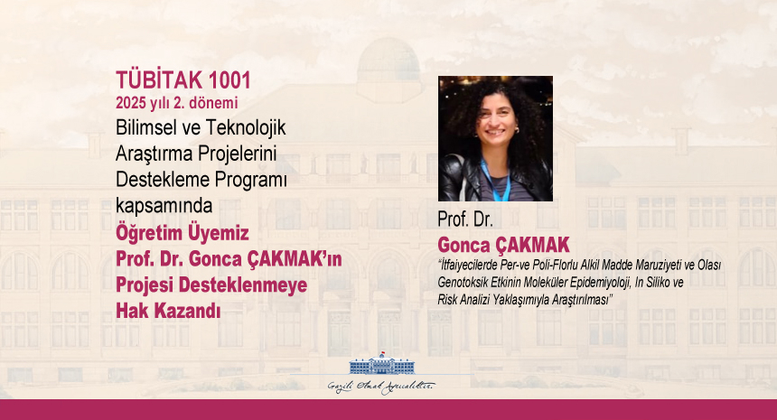 TÜBİTAK 1001 2025 YILI 2. DÖNEM GONCA ÇAKMAK