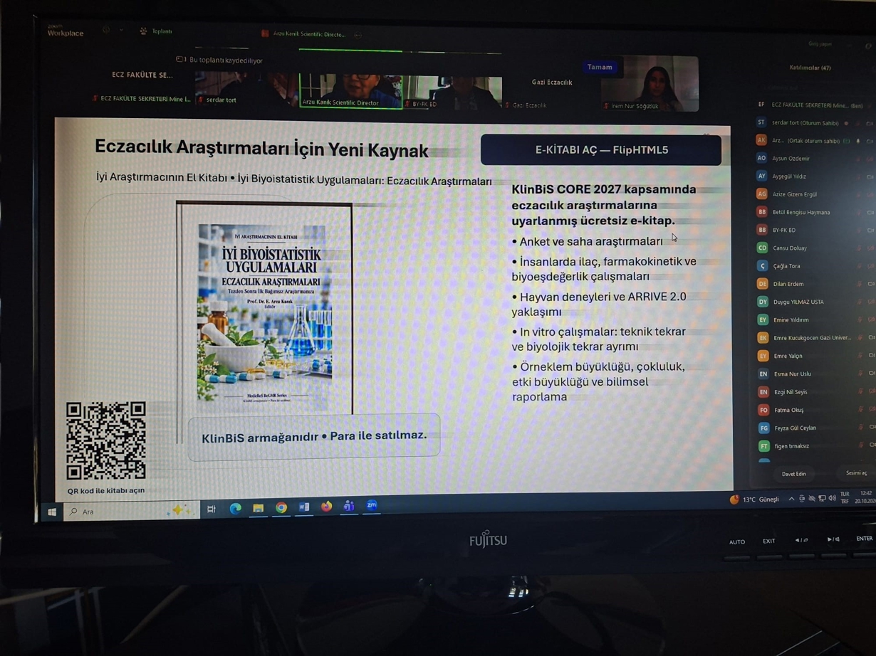 Fakültemizde “Eczacılık Araştırmalarında İyi Biyoistatistik Uygulamaları” konusunda Seminer düzenlendi.-3