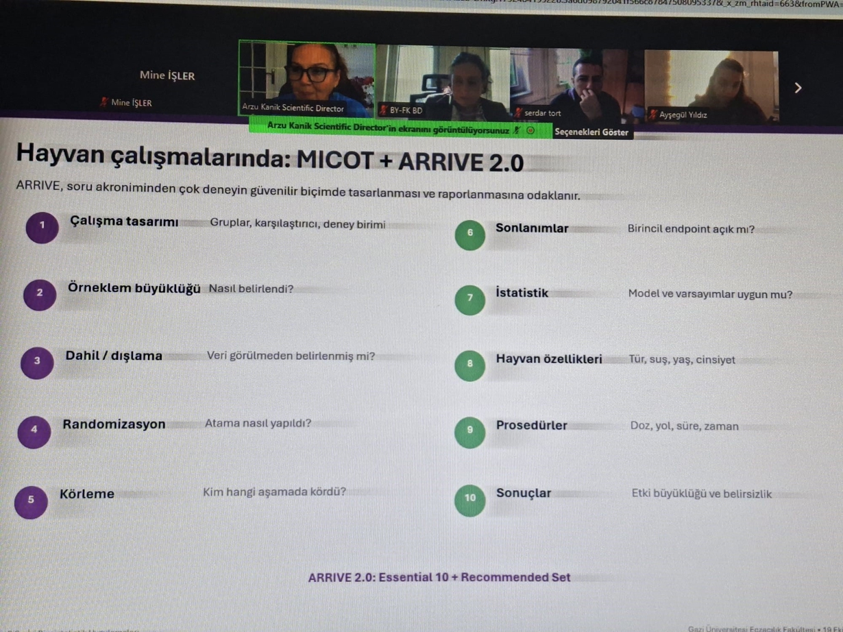 Fakültemizde “Eczacılık Araştırmalarında İyi Biyoistatistik Uygulamaları” konusunda Seminer düzenlendi.-6