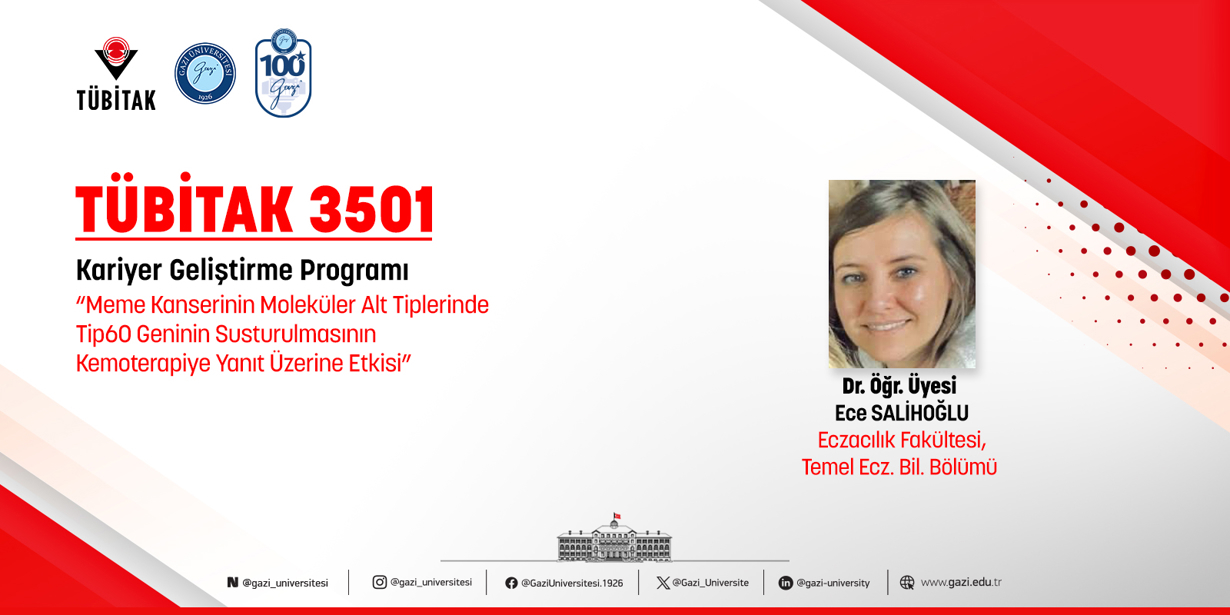 Dr. Öğr. Üyesi Ece Salihoğlu’nun TÜBİTAK 3501 Projesi kabul edildi-1