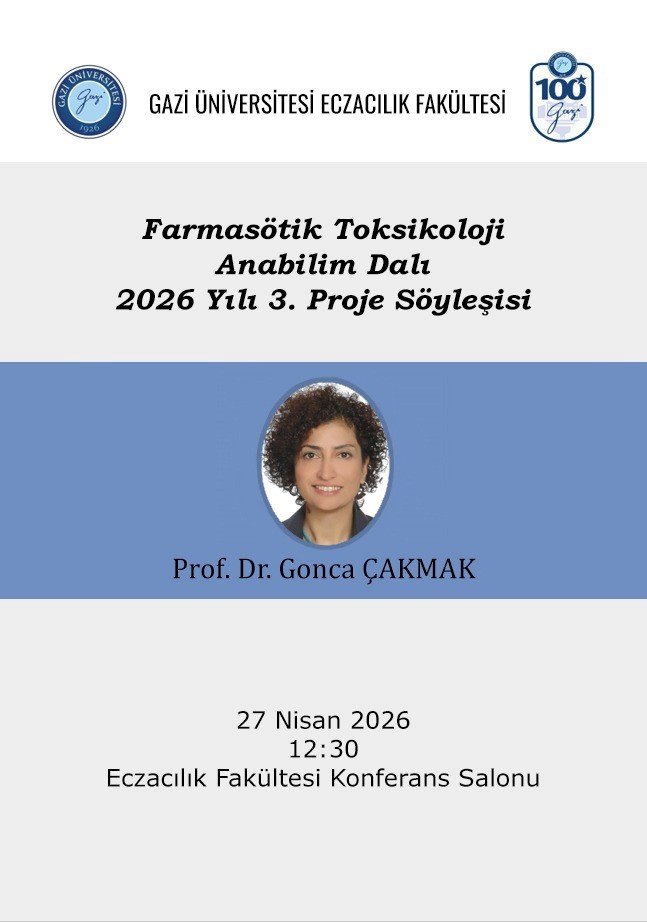 Fakültemizde Prof. Dr. Gonca ÇAKMAK tarafından 3. Proje Söyleşisi gerçekleştirildi. 2-4