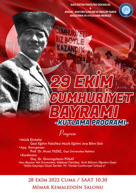 29 Ekim Cumhuriyet Bayramı Etkinliği