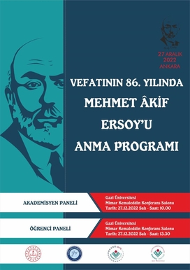 Vefatının 86. Yılında Âkif'i Anlamak, Âsım'ı Yaşamak (Akademisyen Paneli)