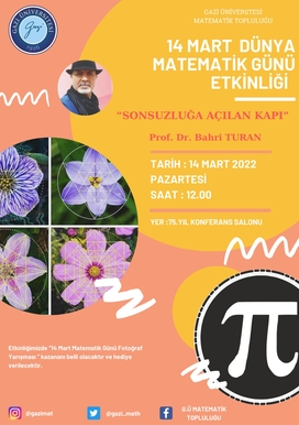 “14 Mart Dünya Matematik Günü Etkinliği” konulu etkinlik düzenlenecektir