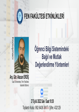 Öğrenci Bilgi Sistemindeki Bağıl ve Mutlak Değerlendirme Yöntemleri