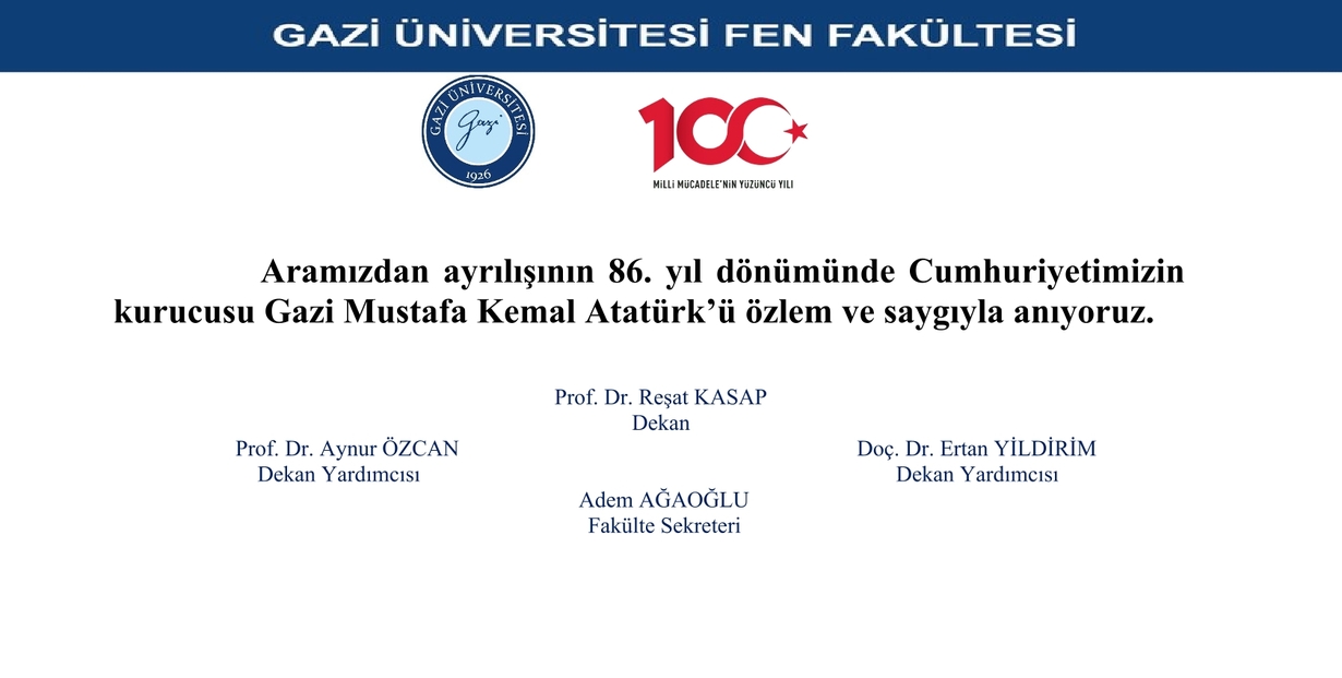 10 Kasım Gazi Mustafa Kemal Atatürk'ü Anma Mesajı-1