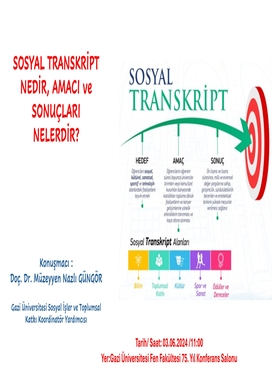 Sosyal Transkript Nedir, Amacı ve Sonuçları Nelerdir?