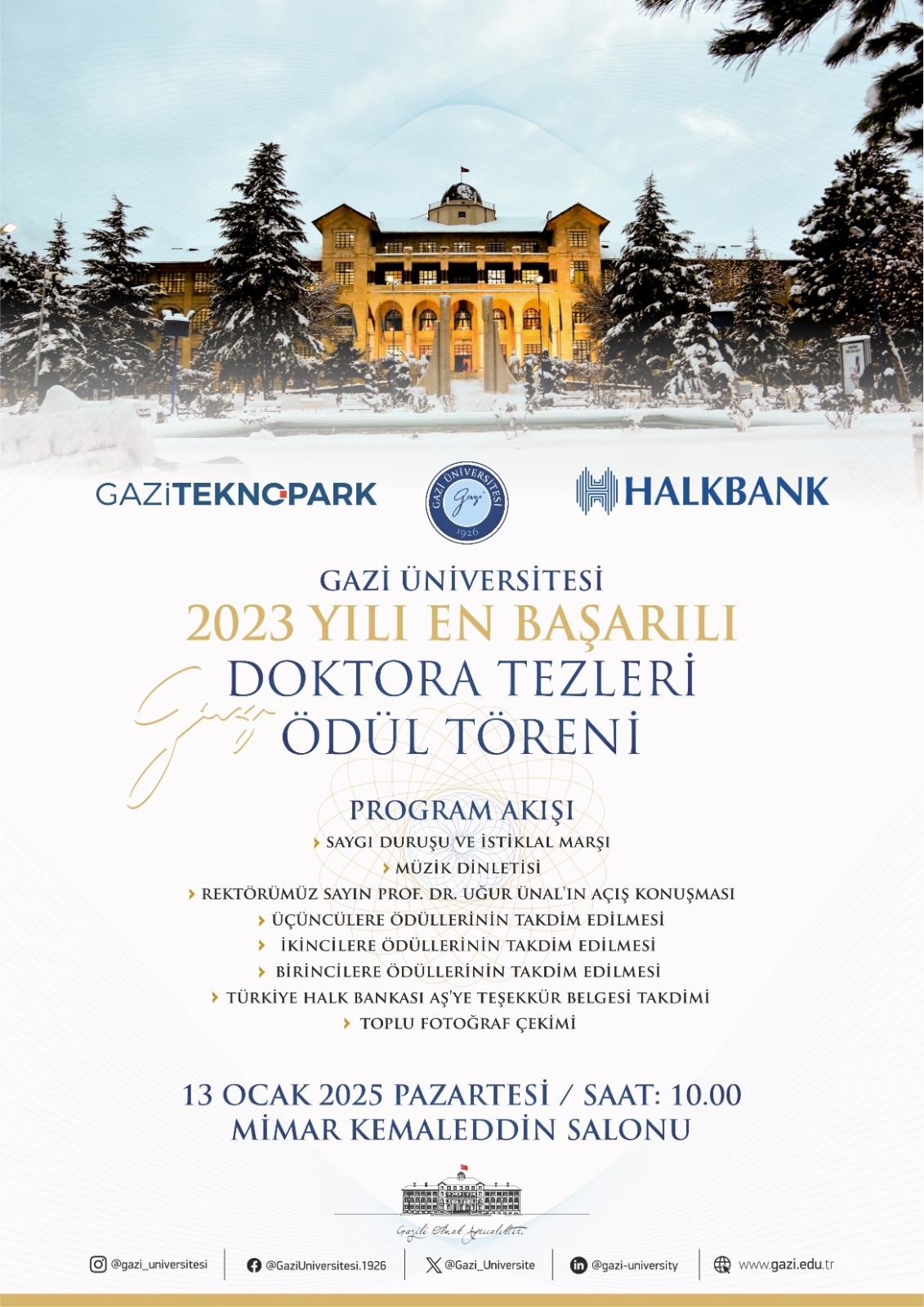 2023 Yılı En Başarılı Doktora Tezleri Ödül Töreni-1