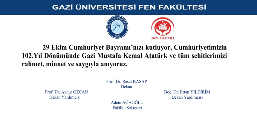 29 Ekim Cumhuriyet Bayramı Kutlama Mesajı