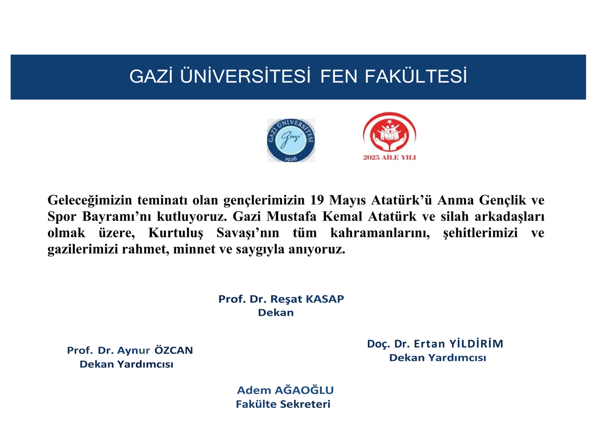 19 Mayıs Atatürk'ü Anma Gençlik ve Spor Bayramı Kutlama Mesajı-1