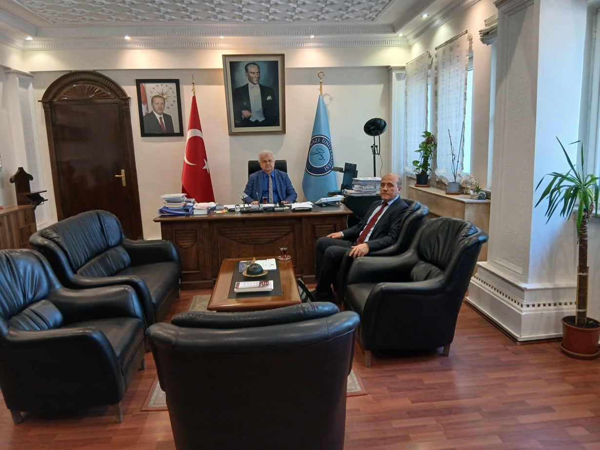 Hacı Bayram Veli Üniversitesi Polatlı Fen Edebiyat Fakültesi Dekanı, Dekanımıza Taziye ve İstişare Ziyaretinde Bulundu-1