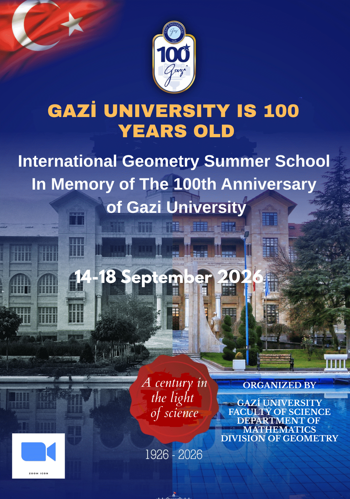 Gazi Üniversitesinin 100. Yılı Etkinlikleri Kapsamında Uluslararası Geometri Yaz Okulu Hakkında-1
