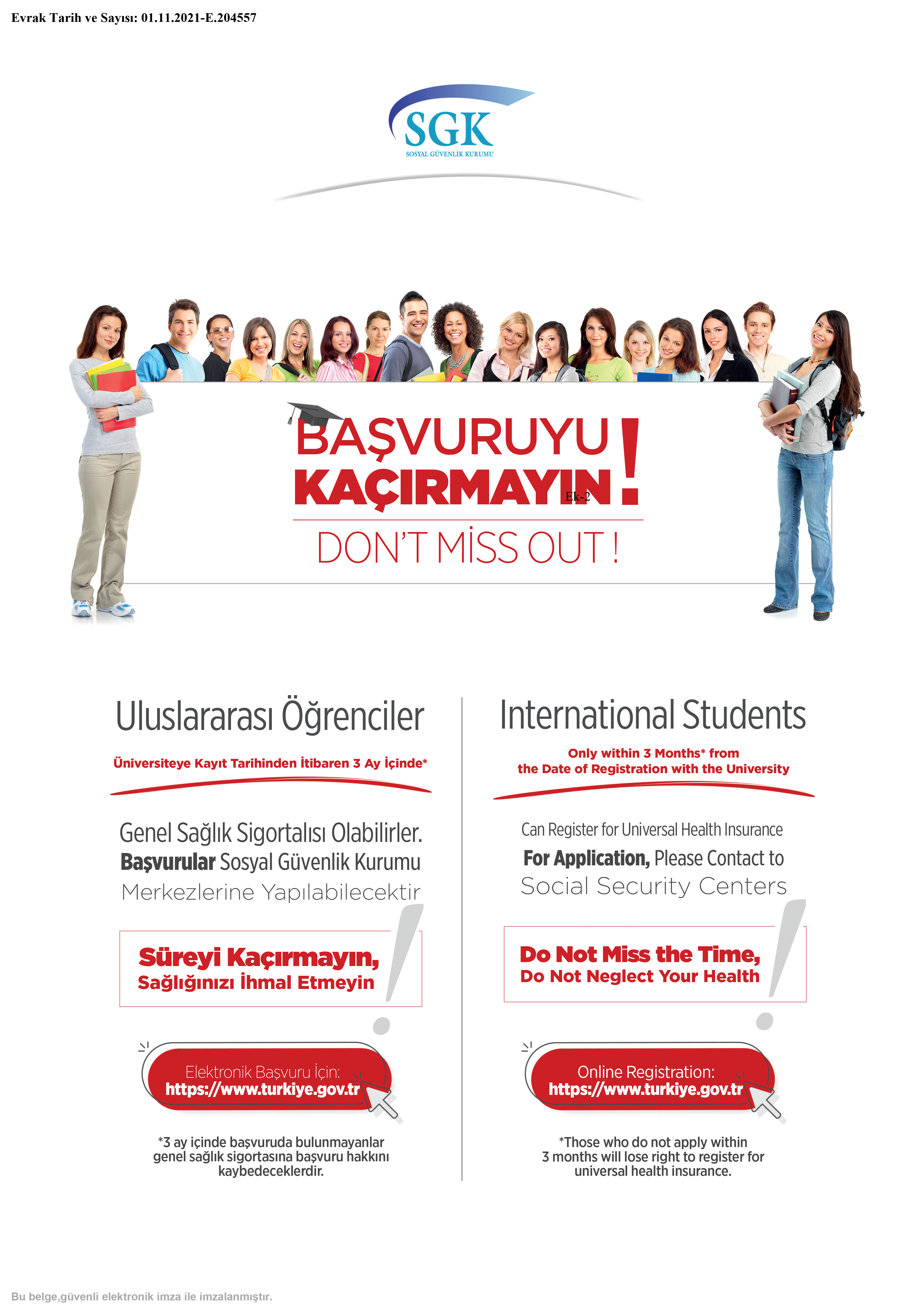Yabancı Uyruklu Öğrencilerinin Genel Sağlık Sigortalılığı-3-1