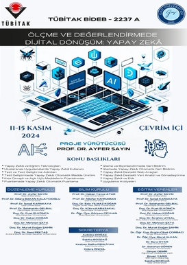 Ölçme ve Değerlendirmede Dijital Dönüşüm : Yapay Zekâ