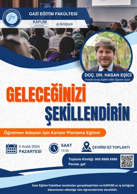 Geleceğinizi Şekillendirin : Öğretmen Adayları İçin Kariyer Planlama Eğitimi