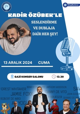 Kadir Özübek'le Seslendirme ve Dublaja Dair Her Şey