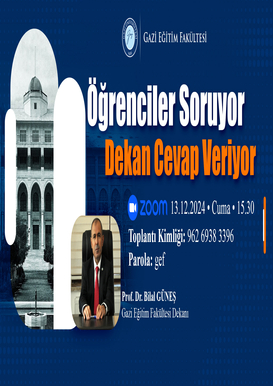 Öğrenciler Soruyor, Dekan Cevap Veriyor