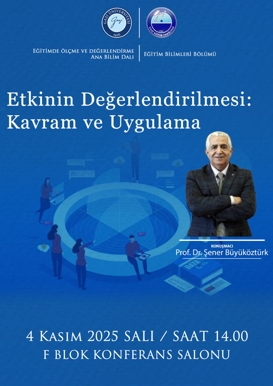 Etkinin Değerlendirilmesi : Kavram ve Uygulama