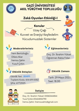 Gazi Üniversitesi Akıl Yürütme Topluluğu Zekâ Oyunları Etkinliği - 1