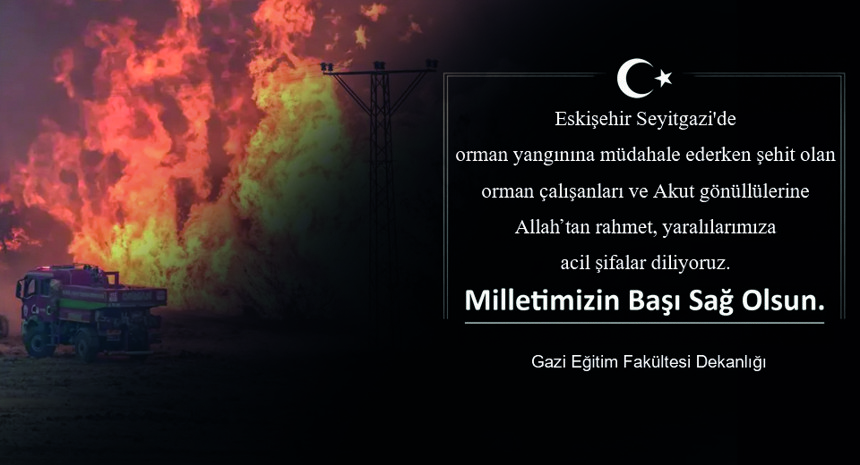 yangın şehit