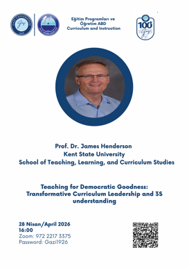 Prof. Dr. James Henderson- Kent State University School of Teaching, Learning and Curriculum Studies