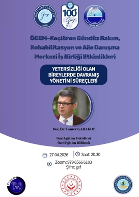 Yetersizliği Olan Bireylerde Davranış Yönetimi Süreçleri