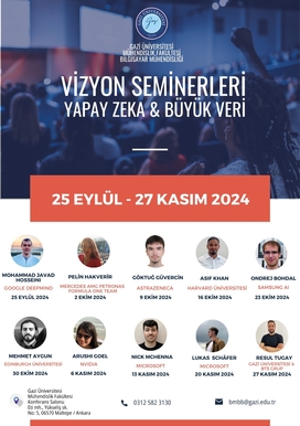 Vizyon Seminerleri: Yapay Zeka ve Büyük Veri