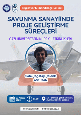 Kariyer Seminerleri 2026 - Savunma Sanayiinde Proje Geliştirme Süreçleri