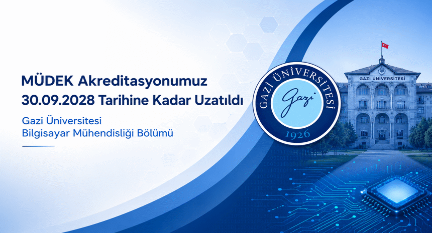 MÜDEK Akreditasyonumuz 30.09.2028 Tarihine Kadar Uzatıldı