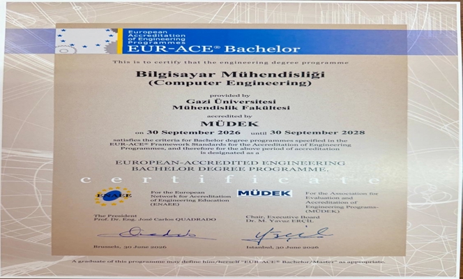MÜDEK Akreditasyonumuz 30.09.2028 Tarihine Kadar Uzatıldı