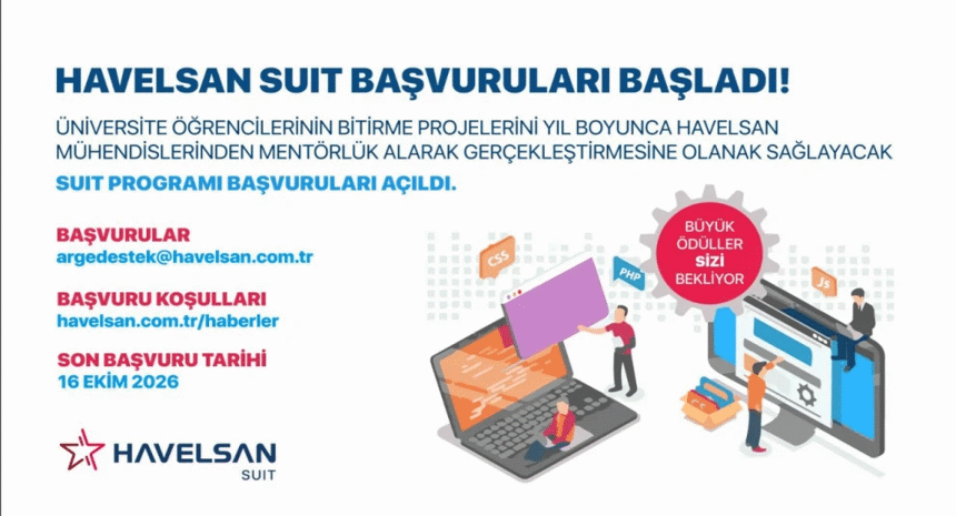 HAVELSAN SUIT Programı Başvuruları