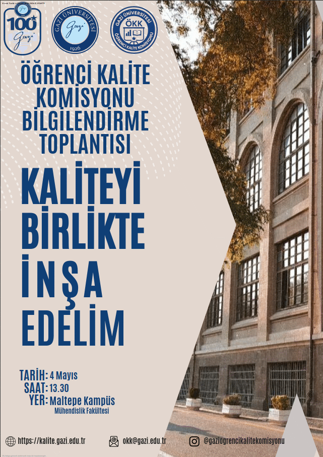 Öğrenci Kalite Komisyonu Bilgilendirme Toplantısı 2026.05-1
