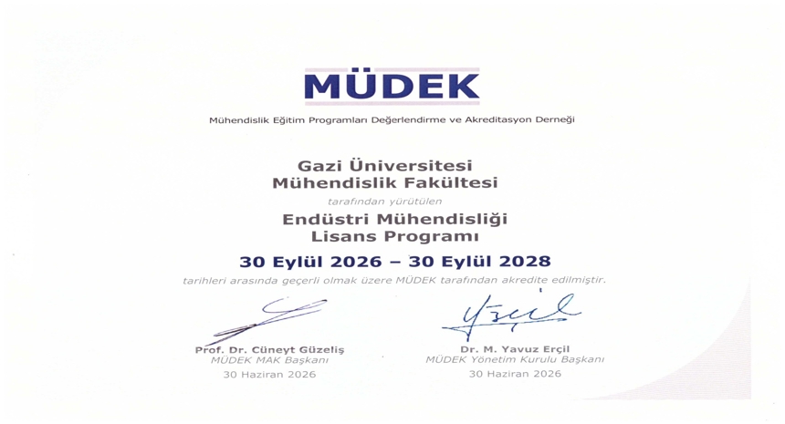 MÜDEK akreditasyonu