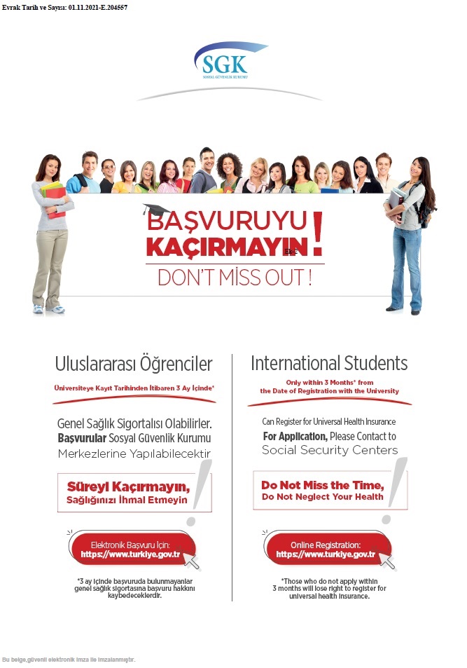 Yabancı Uyruklu Öğrencilerinin Genel Sağlık Sigortalılığı-1