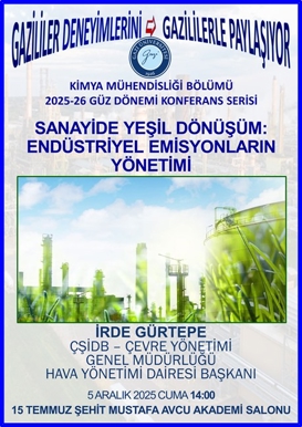 Sanayide Yeşil Dönüşüm Endistriyel Emisyonların Yönetimi