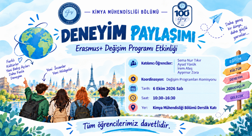 Erasmus deneyim paylaşımı