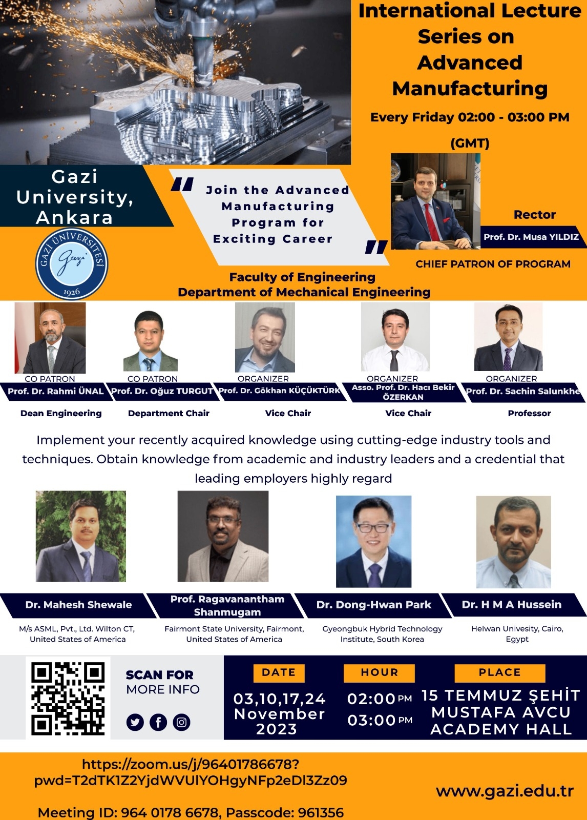 International Lecture Series on Advanced Manufacturing-1