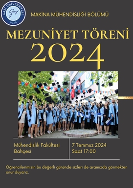 2023-2024 Akademik Yılı Mezuniyet Töreni