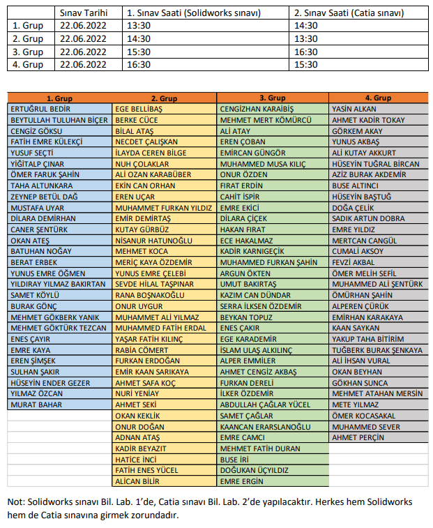 OM-232 BİLGİSAYAR DESTEKLİ ÇİZİM DERSİ FİNAL PROGRAMI-1
