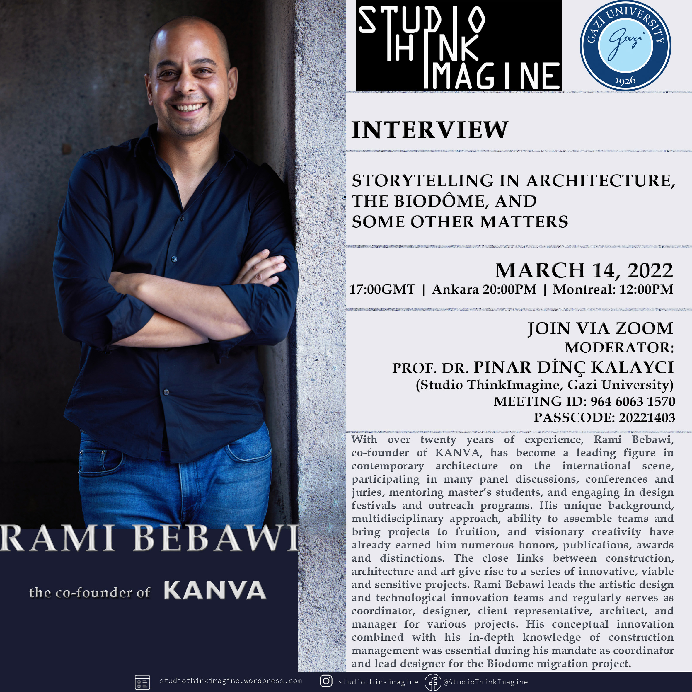 Interview: Storytelling in Architecture, the Biodome, and Some Other Matters-1