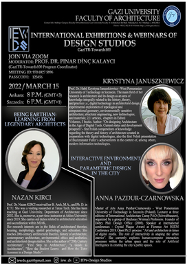 Uluslararası Webiner ve Sergileri - Mimari Tasarım Stüdyoları // International Exhibitions & Webinars of Design Studios