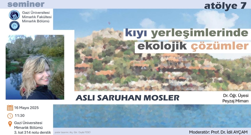 Atölye 7’den Ekolojik Kıyı Yerleşimleri Üzerine Seminer
