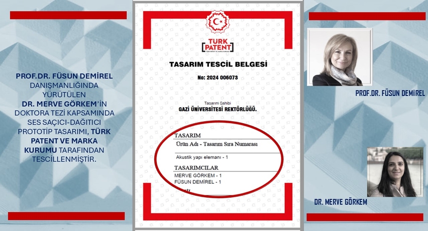 Ses Saçıcı-Dağıtıcı Prototip Tasarımı Patenti