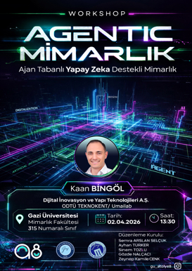 “Agentic Mimarlık: Ajan Tabanlı Yapay Zeka Destekli Mimarlık” Çalıştayı