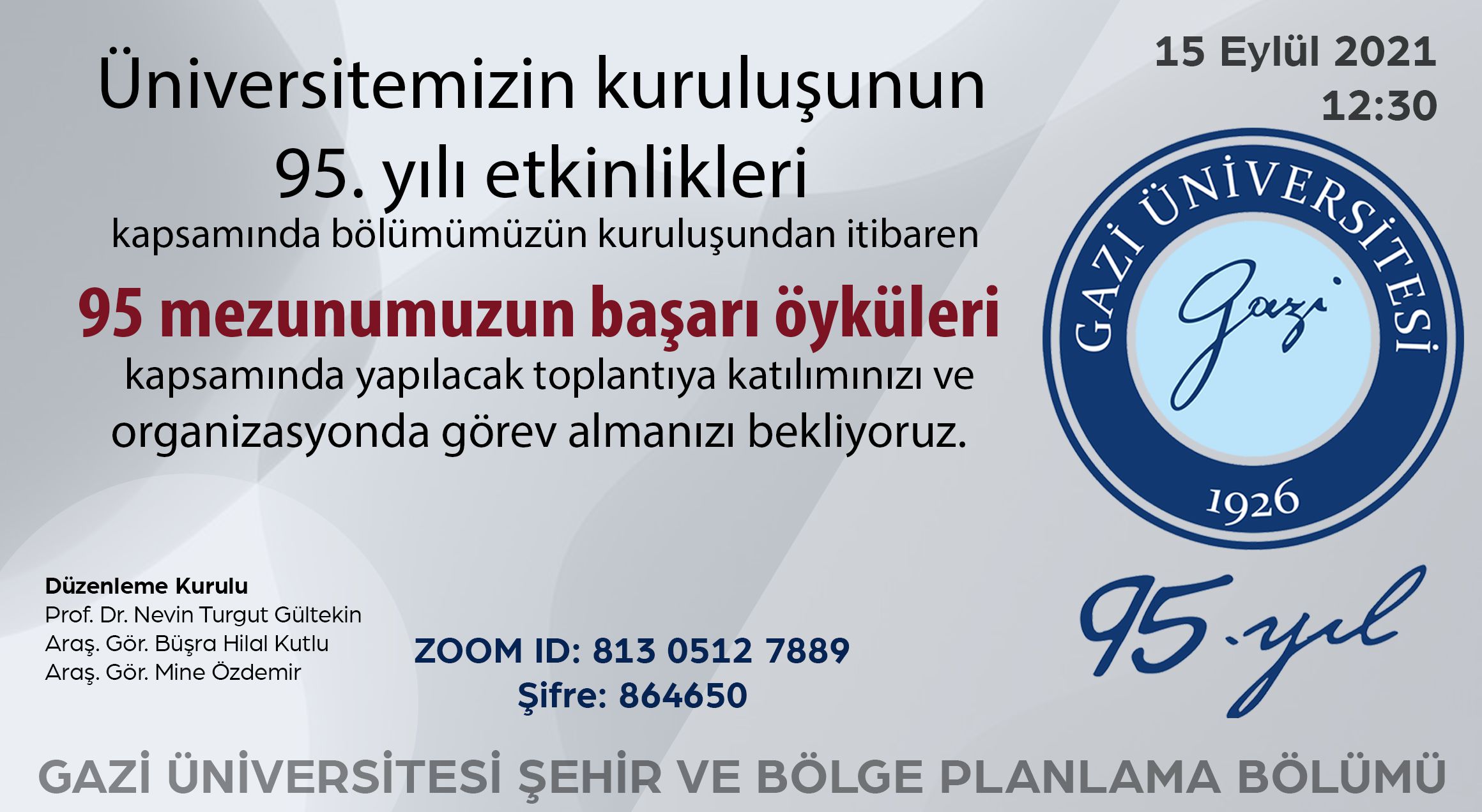 95. Yıl Etkinlikleri-95 Mezunumuzun Başarı Öyküleri-1