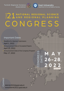 21st National Congress of Regional Science and Regional Planning
