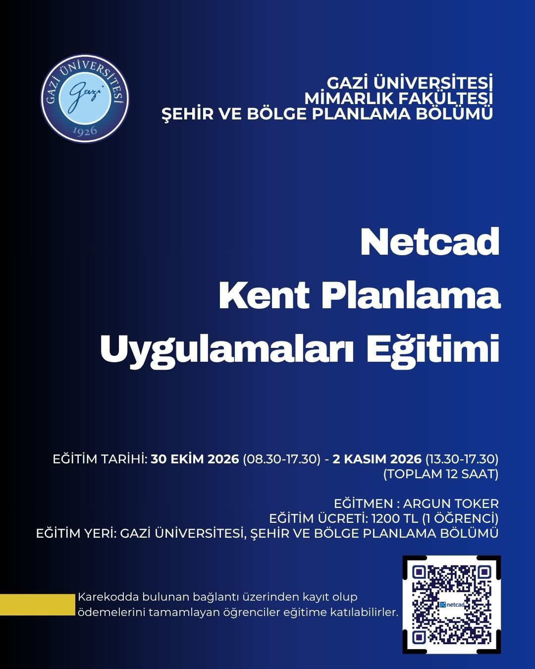 Netcad Kent Planlama Uygulamaları Eğitimi-1