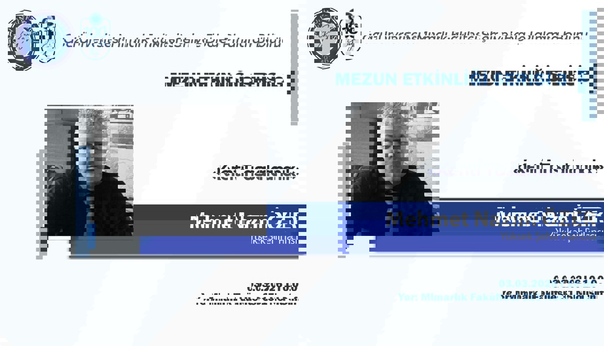 Mehmet Nazım Özer - Kenti Tasarlamak-1