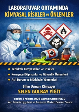 Kimyasal Riskler ve Laboratuvar Güvenliği Eğitimi